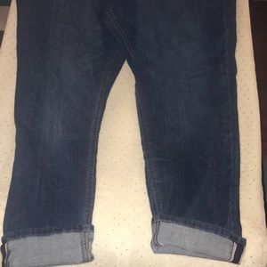 Stitch star plus size denim jeans size 24W right leg regular fit